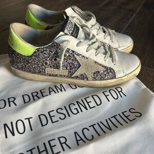 Golden Goose Superstar glitter